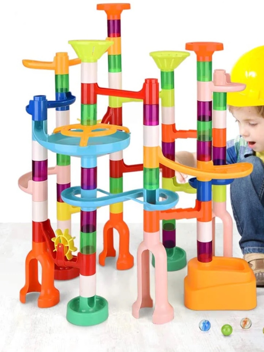 135 Pieces Marble Run for kids - Picture 2 of 5